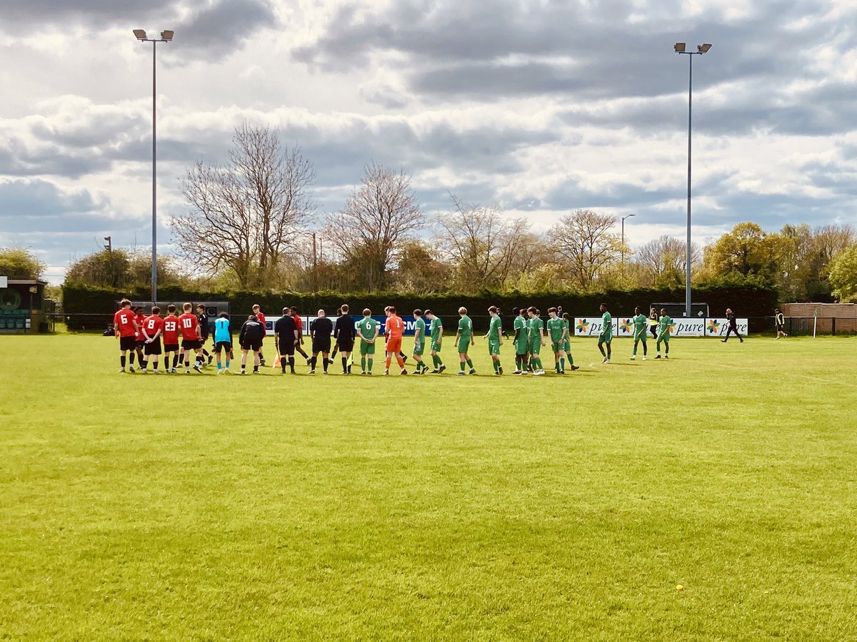 The teams are out. NPTFC Jags vs Tattenhoe Reds.