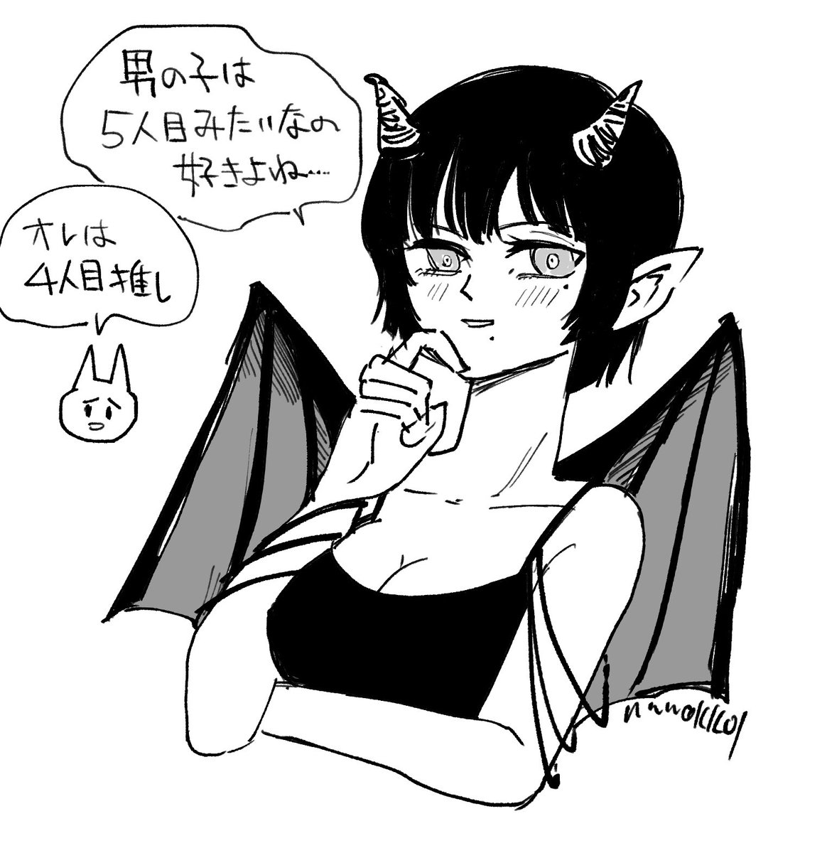 二人目が好きです。
でもフォロワーはみんな5人目が好き。
男の子は絶対5人目みたいなのが大好き❤ 