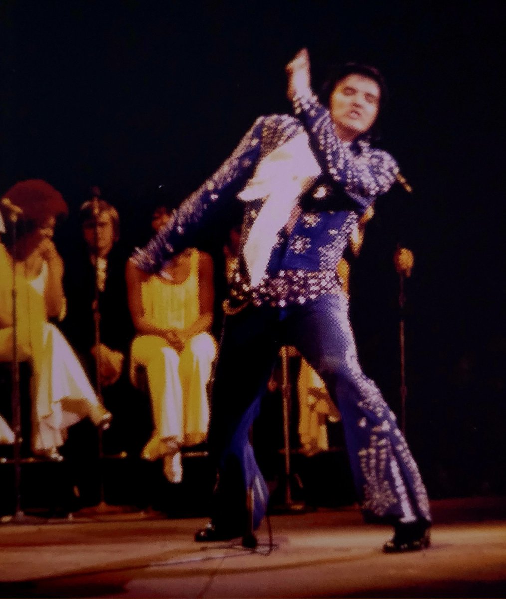 April 14, 1972 Elvis performed in Greensboro! ⚡️

@bazluhrmann please release the full concert for us fans! 🔥

#Elvis #TCB #ElvisPresley #OnTour