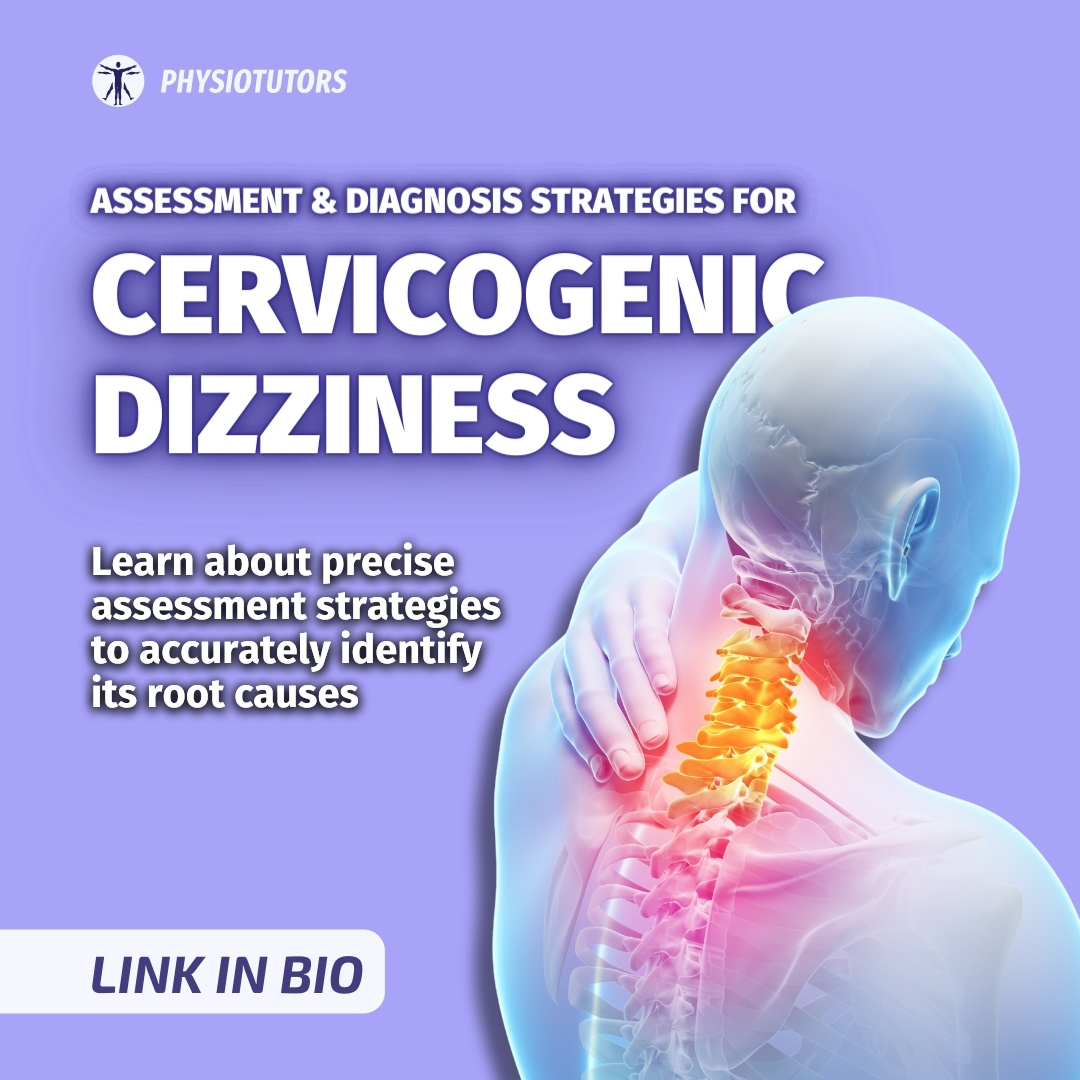 ✅ Check out the blog on our NEW APP to learn about all the steps to carry out a thorough assessment of cervicogenic dizziness. app.physiotutors.com