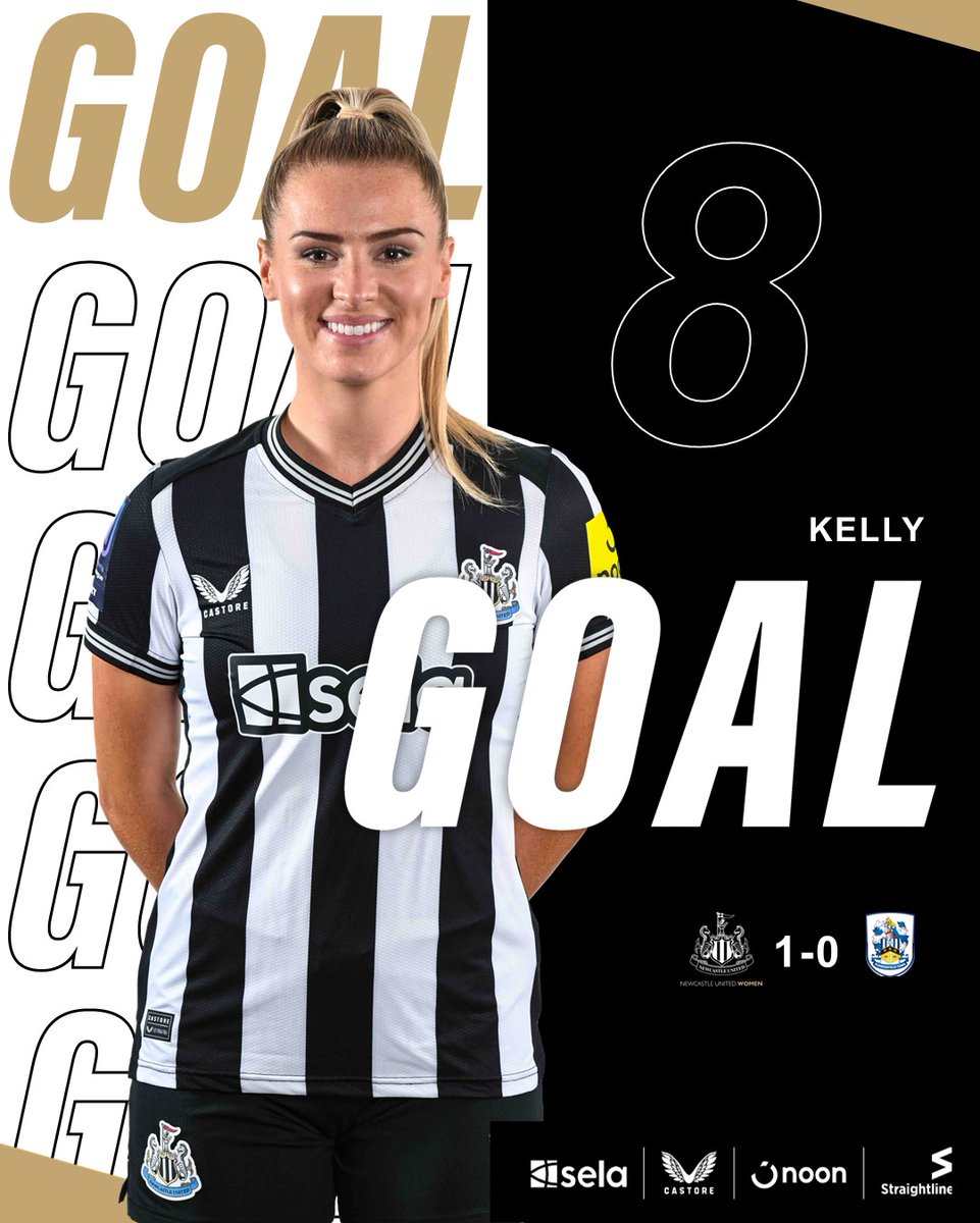 1' GOAL FOR NEWCASTLE! 15 SECONDS IN! EMMA KELLY OPENS THE SCORING! [1-0]