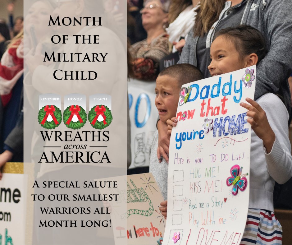 This month, take a moment to do something special for a military child. We are forever grateful. #MonthoftheMilitaryChild