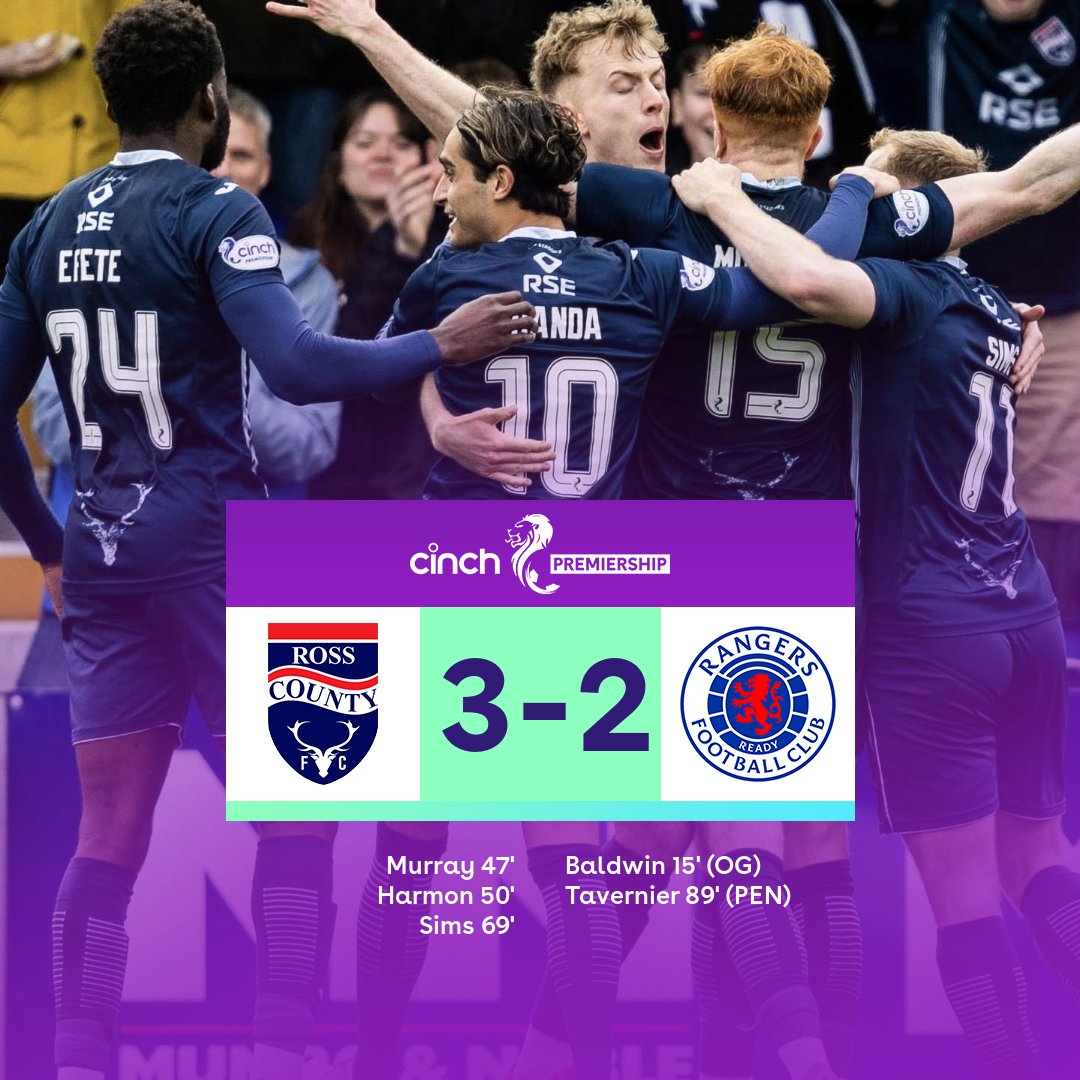 A big result at both ends of the table as @RossCounty prevail in Dingwall!

Staggies, give us your MOTM 👇

#cinchPrem | 🦌 #ROSRAN 🔵