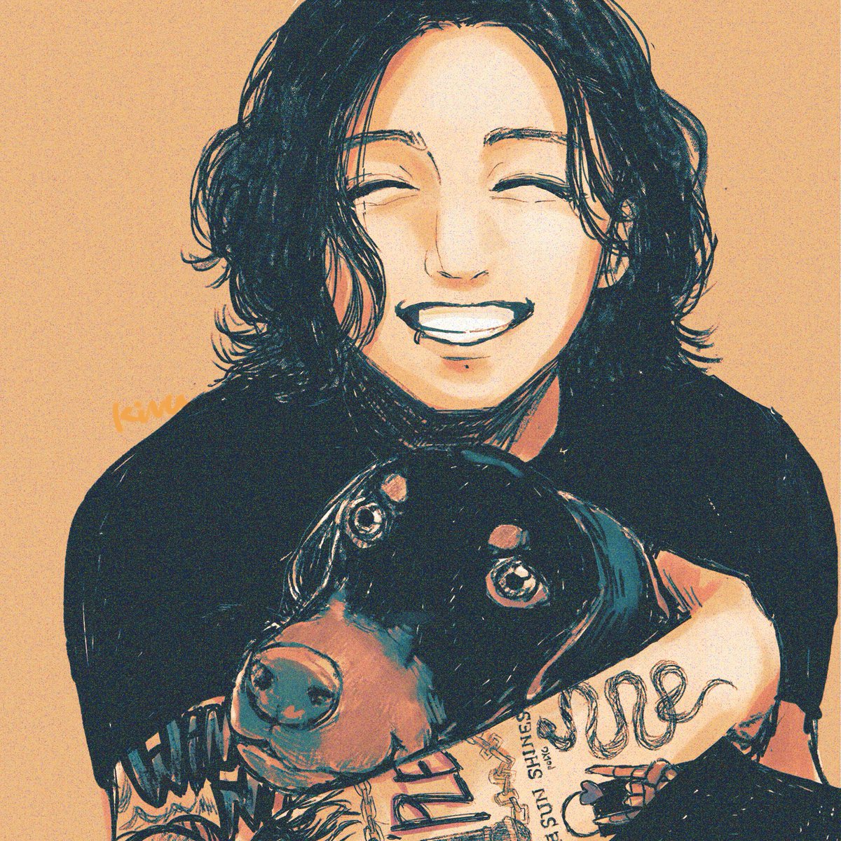 🐕😁　(過去絵)