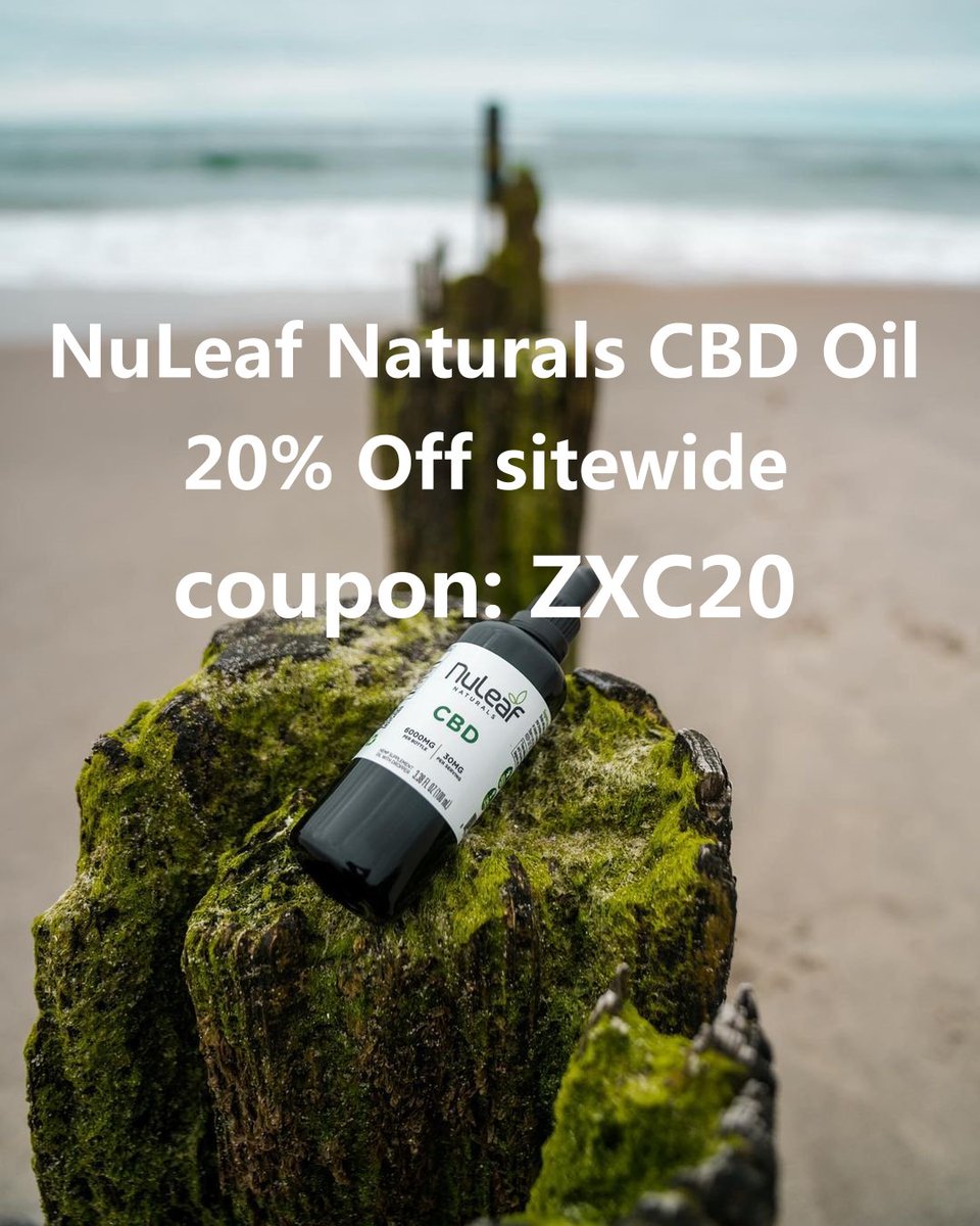 Embrace Self-Care Everywhere: NuLeaf Naturals #FullSpectrum #CBDOil - Nature's Power On-The-Go. Use code ZXC20 for 20% off!
shop.nuleafnaturals.com/ba9xvg

#CBD #cbdlife #cbdwellness #cbdhealth #hemp #hempoil #organic #health #wellness #420Life #cannabis #cbdproducts #cbdtinctures