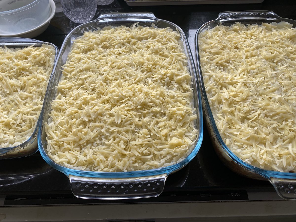 Why do 1 cottage pie when you can do 3 ?