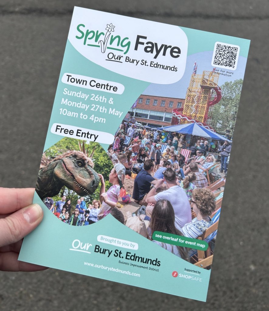 Our #BuryStEdmunds Spring Fayre is returning on Sunday 26th & Monday 27th May, 10 am until 4 pm. ✨ For more details, visit: bit.ly/3TVF7a9
