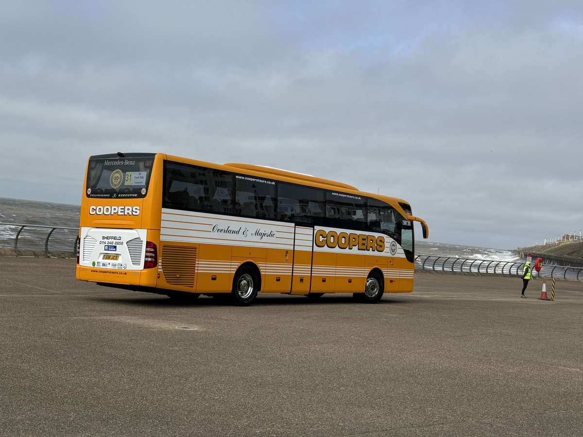 The very distinctive <a href="/CoopersTours/">Coopers Tours Ltd 🌈</a> coaches competing in the <a href="/UKCoachRally/">UK Coach Rally</a> Obstacle Course yesterday. #BCH #ABTOTprotected <a href="/CPT_UK/">Confederation of Passenger Transport</a> <a href="/CPTYorksNorth/">CPT North of England</a> #UKCoachRally #UKCoachRally24