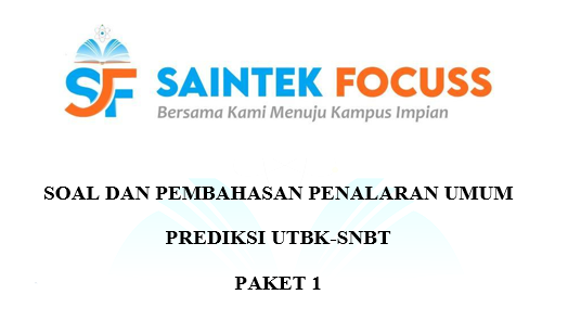 SaintekFocuss's tweet photo. [PEMBAHASAN SOAL]

Prediksi UTBK-SNBT 2024

(A THREAD)

Substest        : PU
Jumlah Soal  : 15 Soal 

-Jangan lupa berbagi dengan Retweet ya😇- https://t.co/tAFFRGXOcC