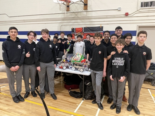 BrebeufSTEAM's tweet photo. Congratulations on Brebeuf placing 3rd in Skills Canada on Friday! Gr9 STEAM built many bots in a month and schools were impressed! Thanks and congrats to the hosts, Madonna! @BrebeufCouncil @TCDSB_STEAM  @AnnettaConnie @peacocks21  @LSCSeduca08  @CorradoTC @TCDSB @TCDSB21C https://t.co/258PTLEwRD
