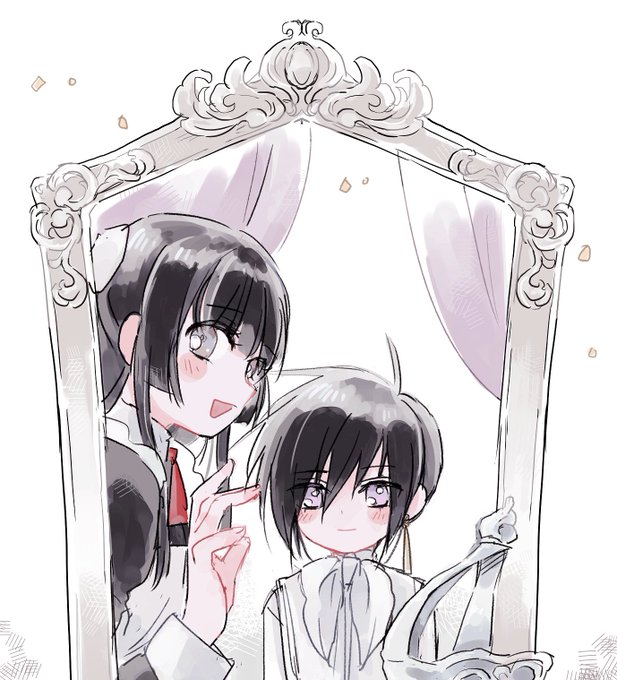 「mirror ribbon」 illustration images(Latest)