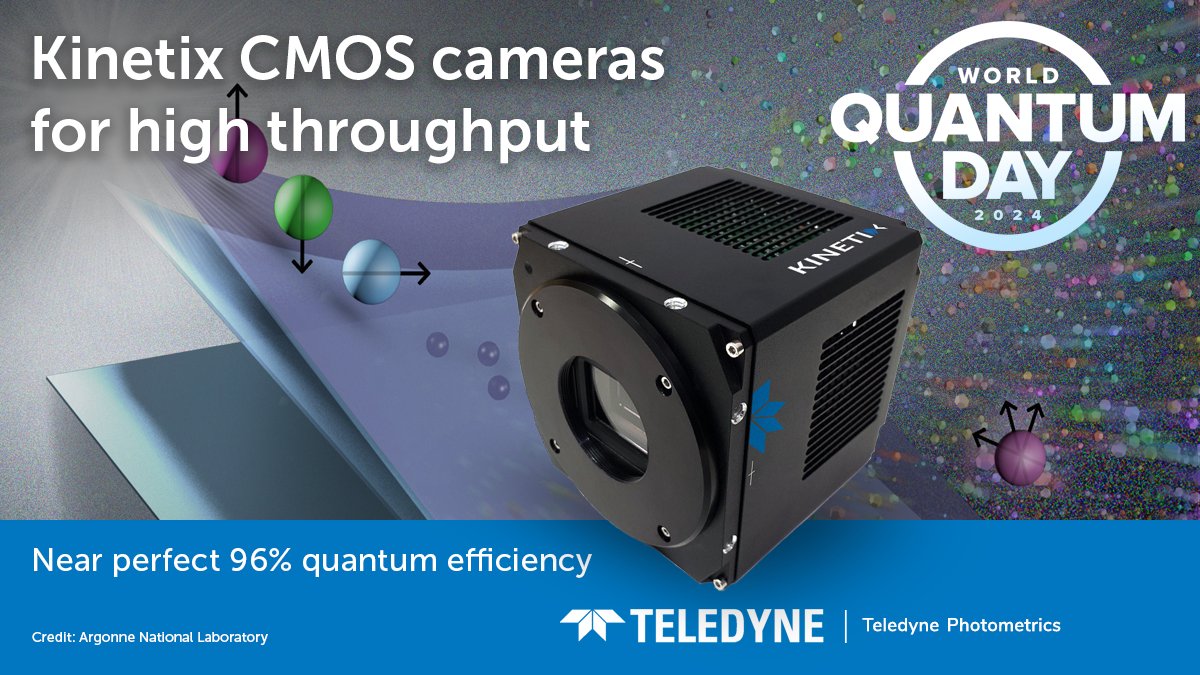 Photometrics's tweet image. Celebrate #WorldQuantumDay! As quantum technologies transition from labs to industries, our cameras empower researchers, engineers, and innovators. photometrics.com/products/kinet…
#QuantumBiology #SinglePhotonDetection #QuantumResearch #QuantumInnovation