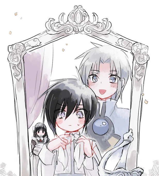 #対になってる絵をあげる 対というか続きものというかこれらもお気に入り 