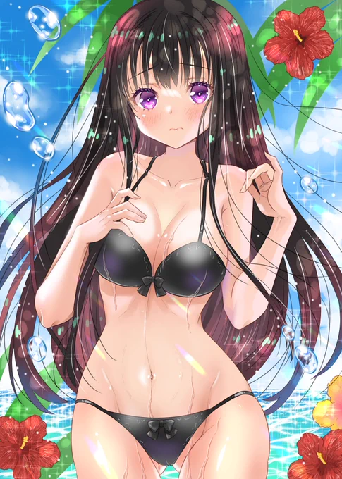 #気温が高いので気が早いが水着絵が見たい #リコリコ #井ノ上たきな な、なんか…小さくないですか? 