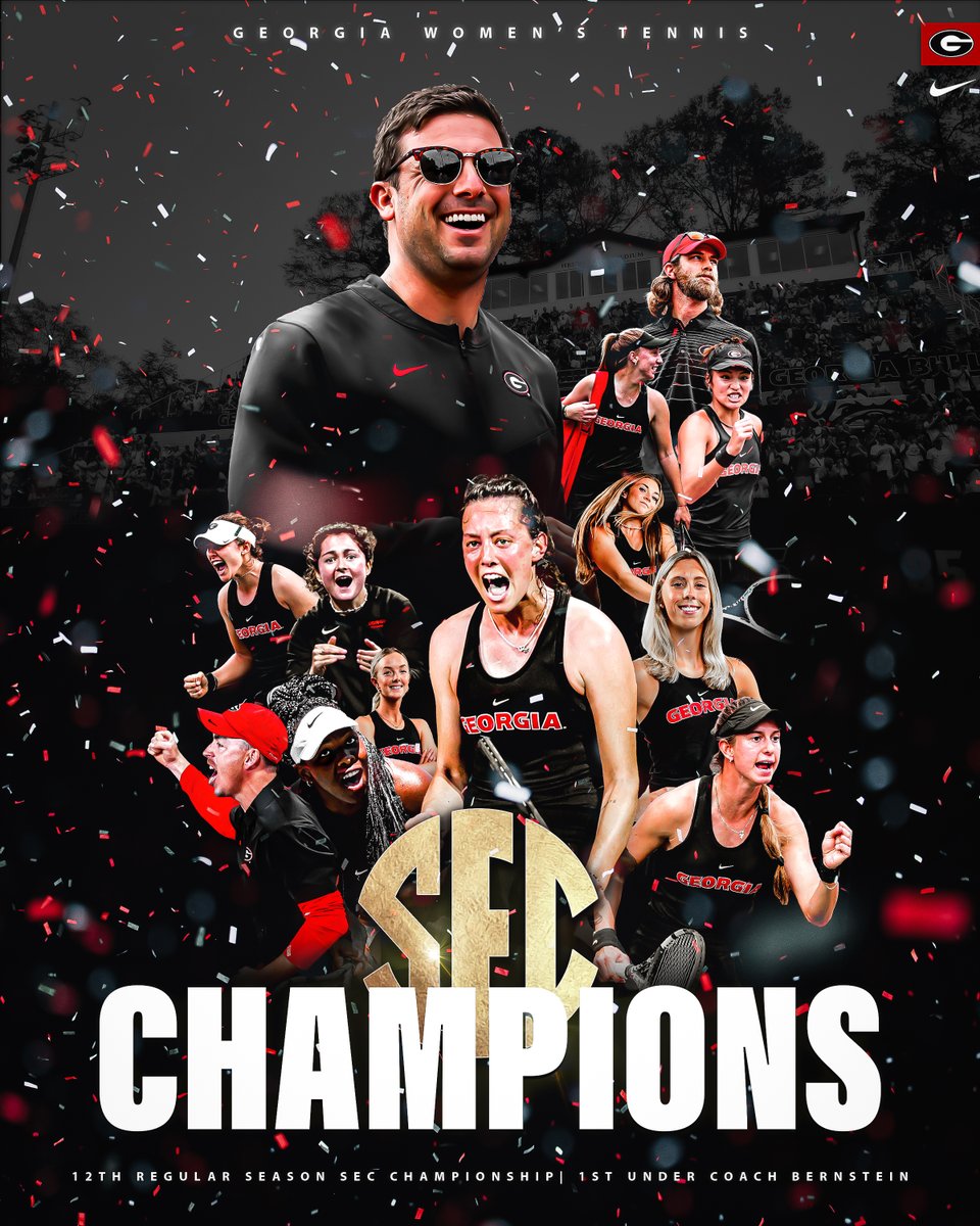 𝑺𝑬𝑪 𝑪𝒉𝒂𝒎𝒑𝒊𝒐𝒏𝒔 🏆 For the 12th time in program history, Georgia are Southeastern Conference regular season champions 🤩 #GoDawgs