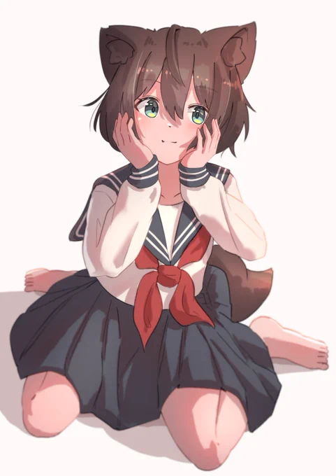 けもみみ 差分#イラスト #illustration 