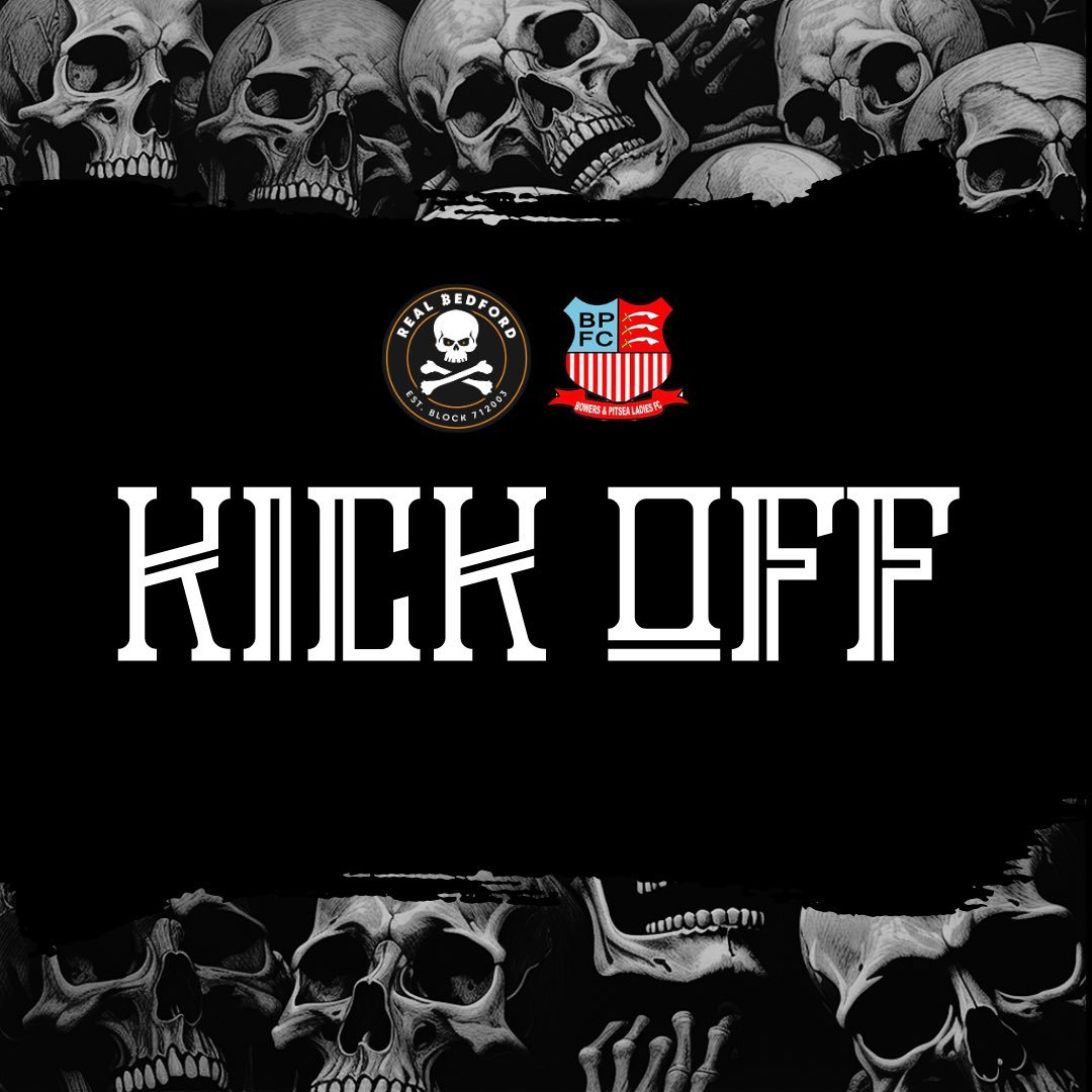 #RealBedfordFC Ladies.
Let's goo....
Underway (0-0)