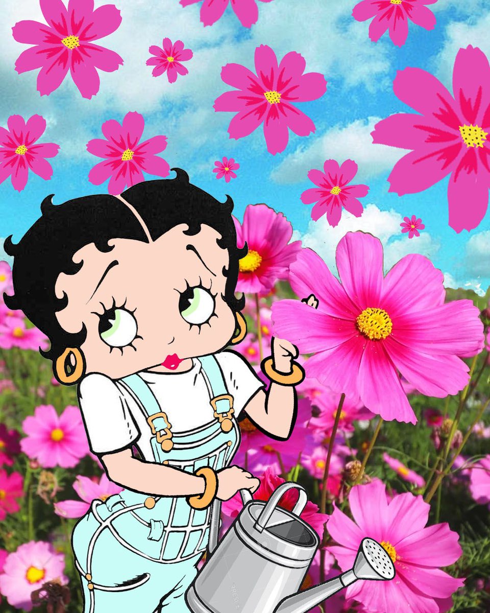 It's National Gardening Day! Time to plant some seeds and grow some fun! 🌸 😍 
#nationalgardeningday #bettyboop