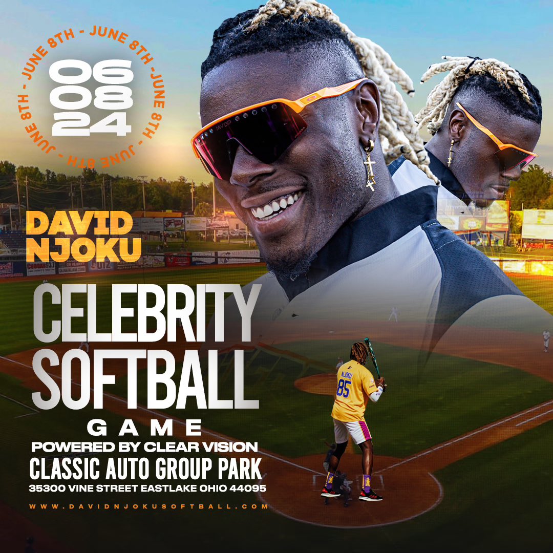 cvfanexp_'s tweet photo. 🚨🚨🚨Ticket Giveaway 🚨🚨🚨

Follow the directions below for a chance to win 2 tickets to .@David_Njoku80 Celebrity Softball Game🎾🎾

*Winner will be announced Friday 4/19*

Directions 
1)Retweet this post 
2)Follow.@cvfanexp_ https://t.co/nZvsfyM7c6