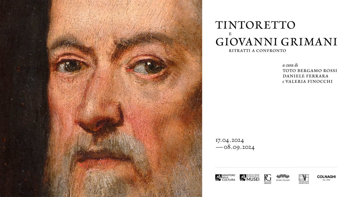 A #PalazzoGrimani dal 17 aprile al 08 settembre 2024! #Mic #VenetianHeritage #Ritratti #GiovanniGrimani #Tintoretto #museiitaliani