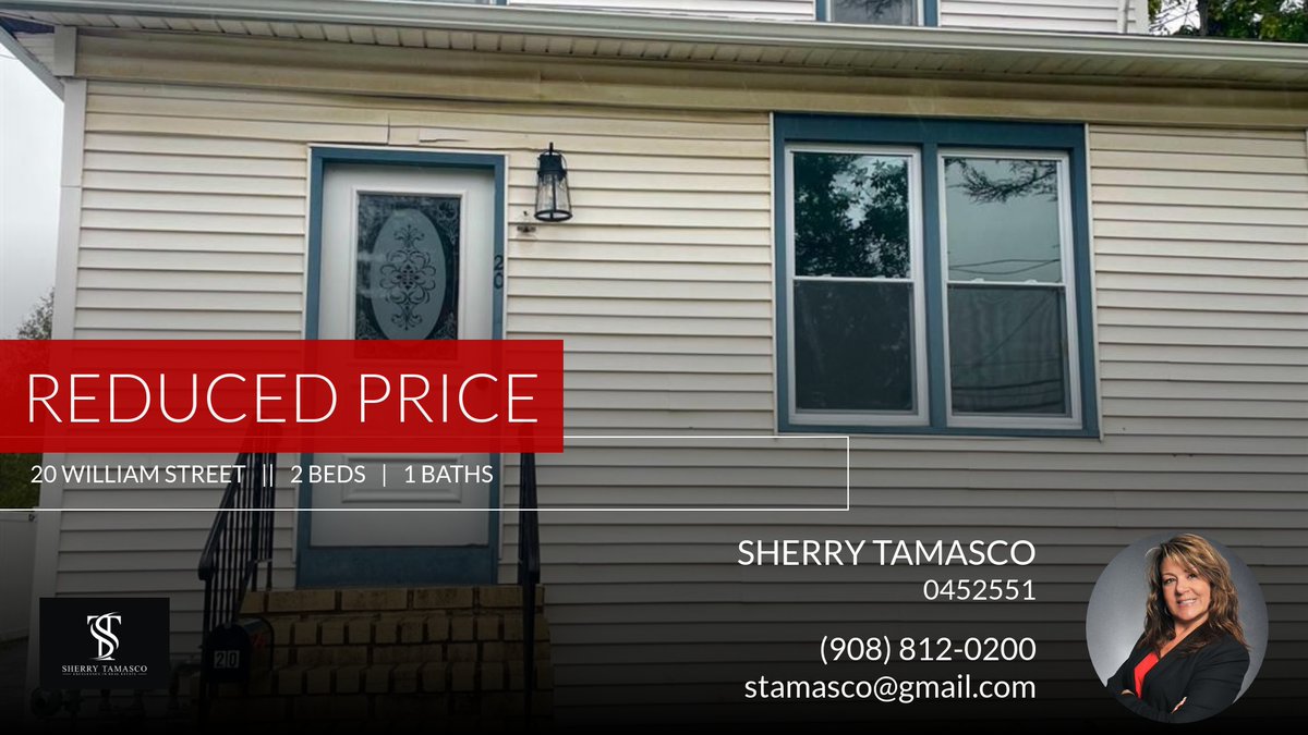 stamasco's tweet photo. 📍 Reduced Price 📍 This recently reduced home at 20 William Street 1 in Metuchen won't last long, so, don't wait to set up a showing! Reach out here or at (908) 812-0200 for more information!

Contact Sherry Tamasco today... https://t.co/gwMl9q7khG https://t.co/tGxczp8lxL
