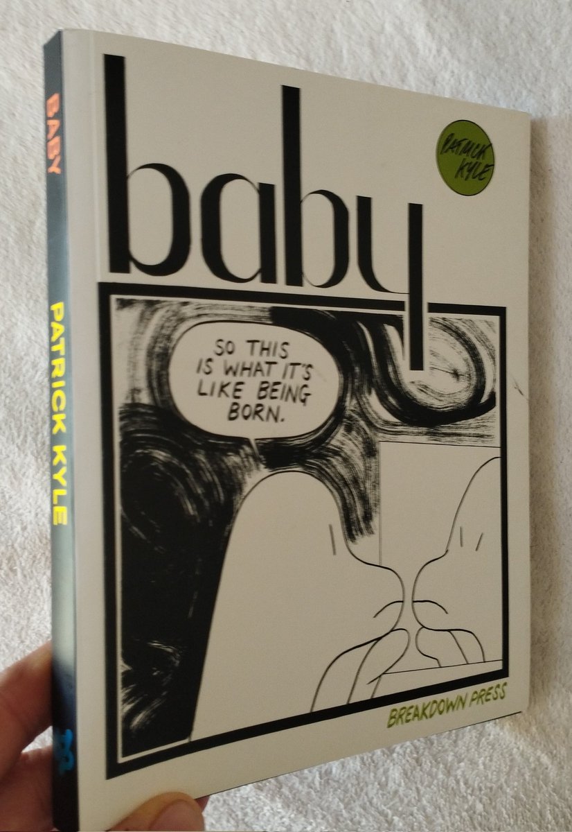 Con BABY, Patrick Kyle vuelve a demostrar que es uno de los autores más originales, sorprendentes y divertidos del cómic contemporáneo. Autoeditado por entregas, @breakdownpress ha recopilado BABY en un librito de diseño súper chulo.