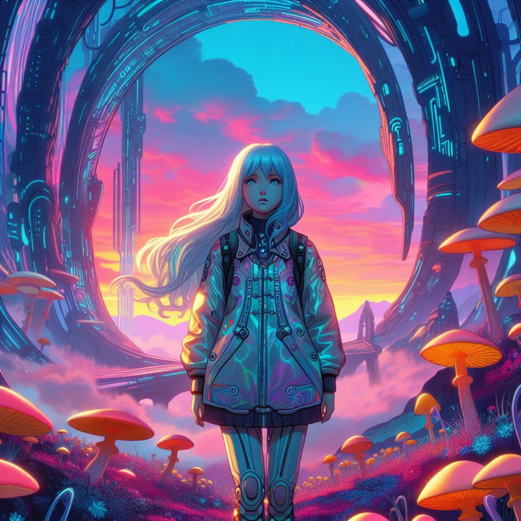 nonart_eth's tweet photo. Chapter 1-3
Gateway 🏛🍄
Alice can't enter the garden even though she wants to, and her desire to enter the garden represents the feelings of nostalgia that accompany growing up.
#AliceinWonderland #WhiteRabbit #Gateway #Door #ixir #DrinkMe #BookIllustration #NFTArt #AI https://t.co/bKiwFrHnf8
