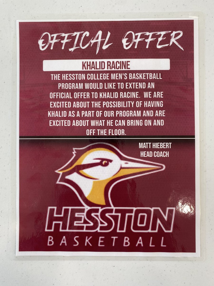 Blessed to receive an offer from Hesston College.