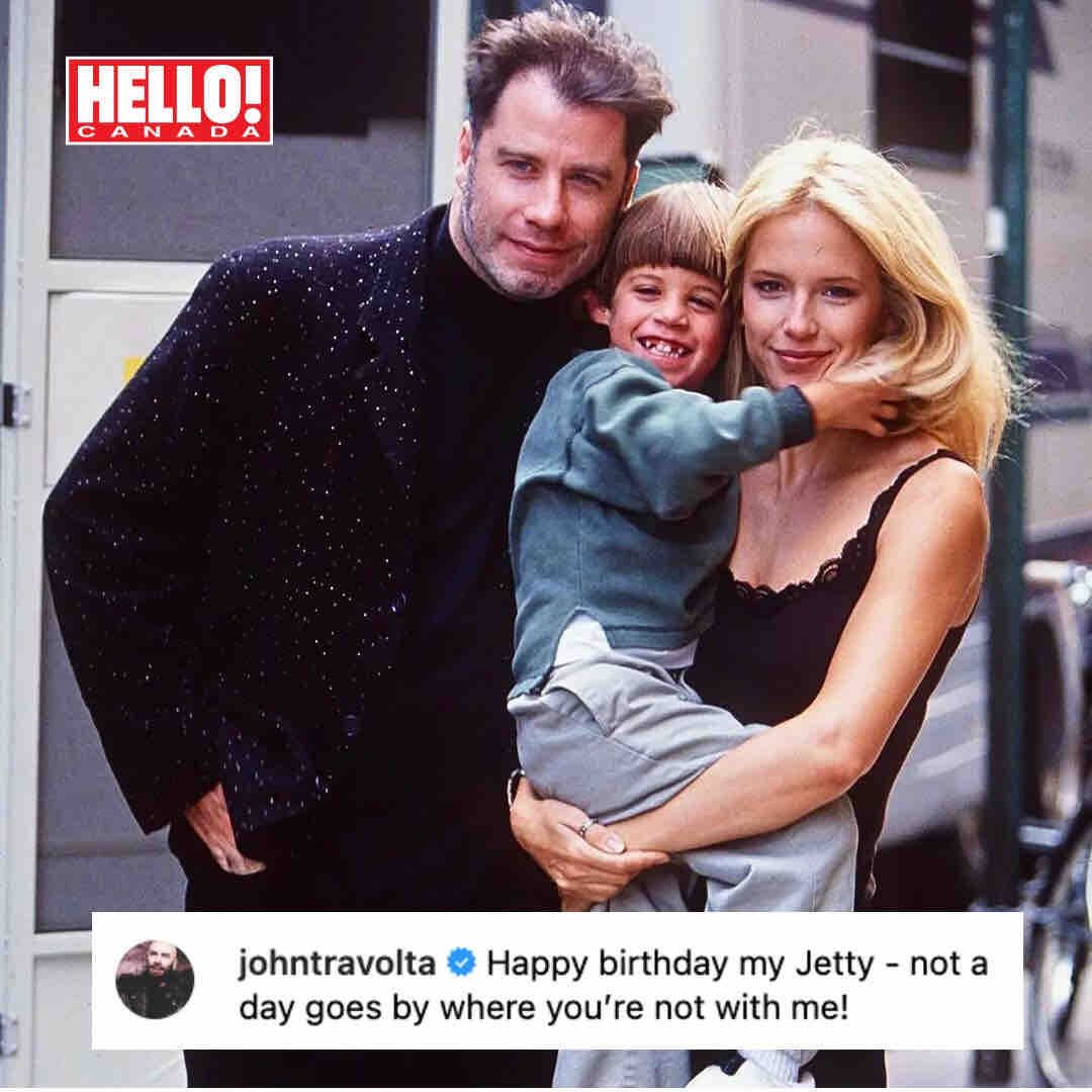 John Travolta, 70, paid a loving tribute to Jett, his eldest child with late wife Kelly Preston, on what would have been his 32nd birthday. Jett tragically died at age 16 in 2009 after suffering a seizure 💔 📸: John Travolta/Instagram