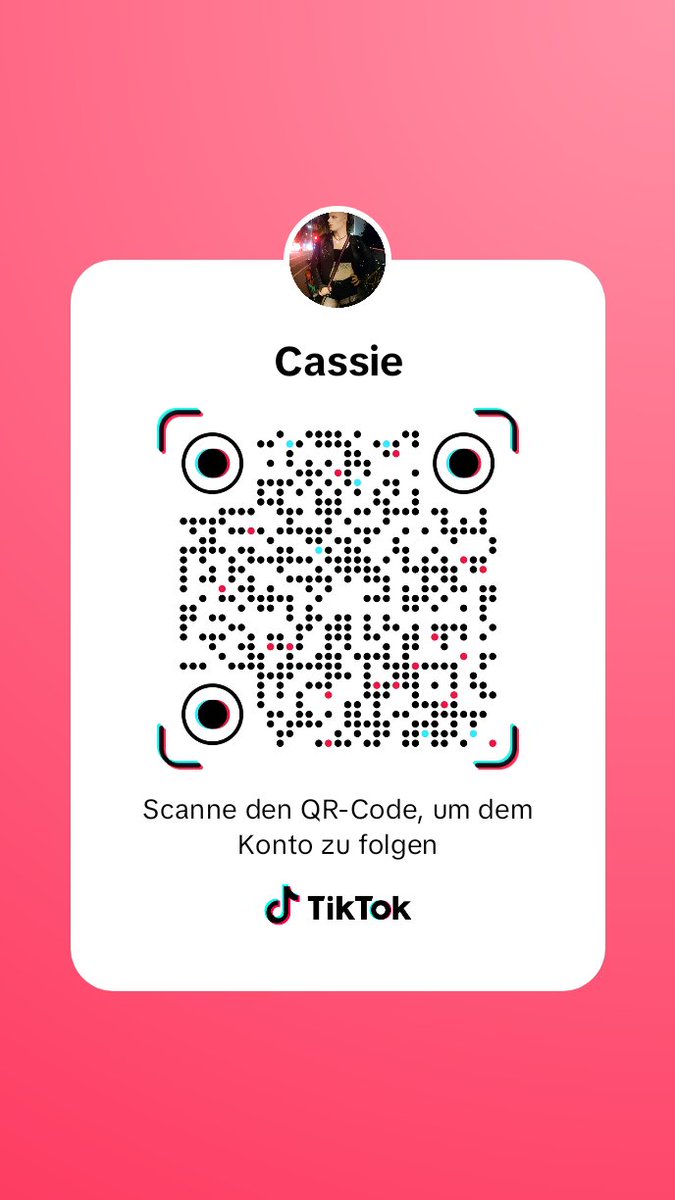 Ich will nicht nur hier sein, sondern bin auch bei tiktok. Da kann man mich auch sehen. Und hören. tiktok.com/@cassie_the_su…