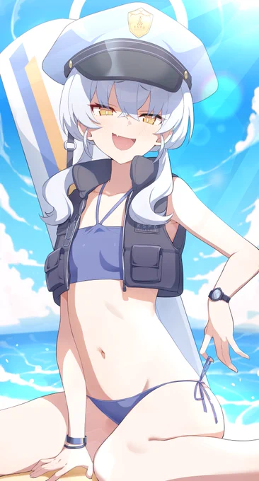 #気温が高いので気が早いが水着絵が見たい 