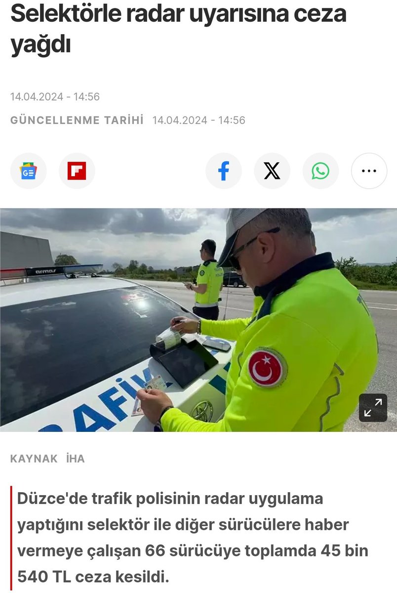 Radardan önce uyarı levhası koyulmuş rica ediyorum levhaya da ceza keser misiniz? @TrafikEgm