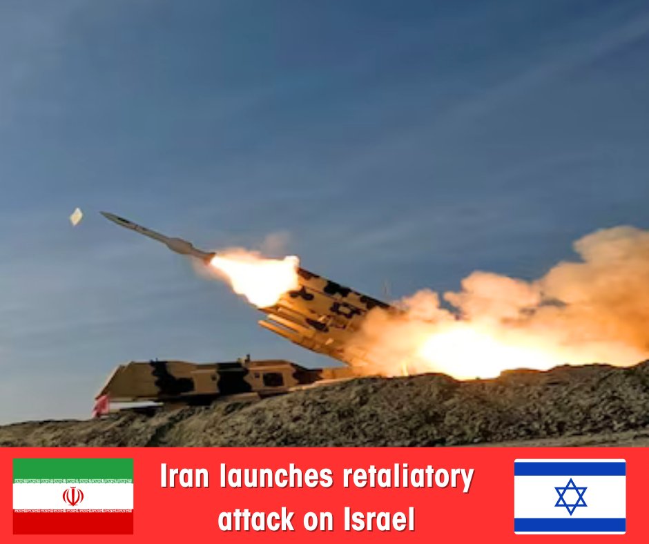 Iran launches retaliatory attack on Israel