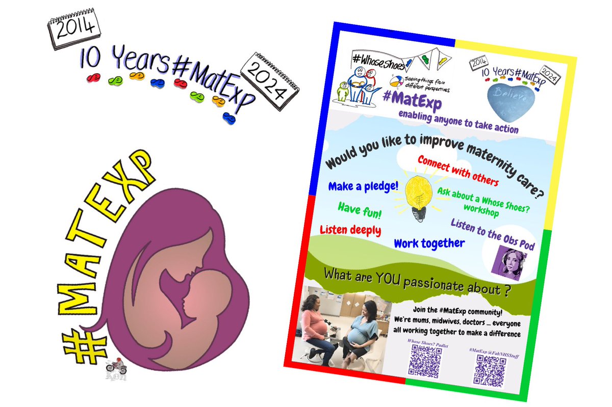 @FWmaternity @KingstonMVP @withwoman Just finalising some new flyers – after all it is now 10 years of #MatExp #WhoseShoes - bringing some amazing people together who have made so many improvements, small & large, over the years #10YearsIfMatExp If you want some of these, give me a shout & I’ll see what we can do!