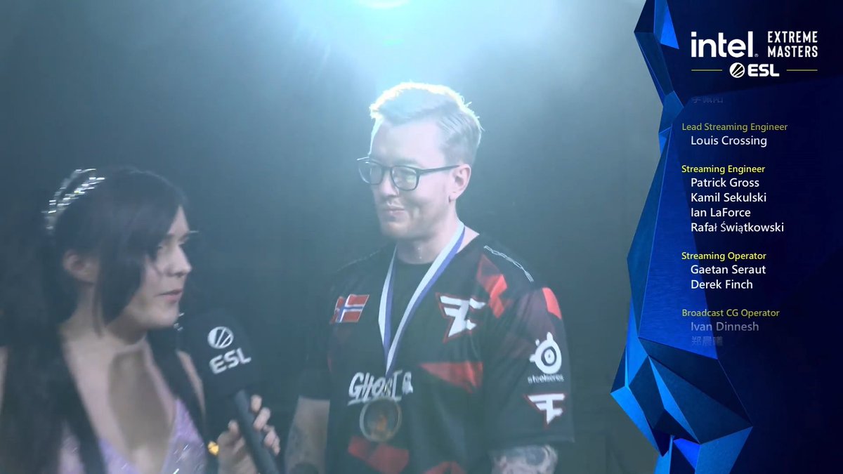 Louis6321's tweet photo. Another #IEM in the books! The first one in China since 2019! This was one of the biggest IEMs I've been a part of for EFG Streaming, with lots of new technical challenges. Now I'll take a day off and then jump right back into it with ESL Pro League starting April 23rd. Let's go! https://t.co/N6vIQtMzLK