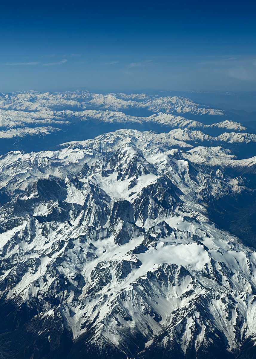 Vue incroyable sur le Mont Blanc avec la visibilité du jour 🏔️