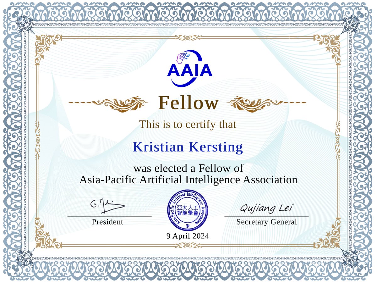 I am honored to join the AAIA group of fellows🙏 and look forward to continuing to push for a more reasonable #AI @TUDarmstadt @Hessian_AI @DFKI aaia-ai.org/fellows informatik.tu-darmstadt.de/fb20/ueber_uns…