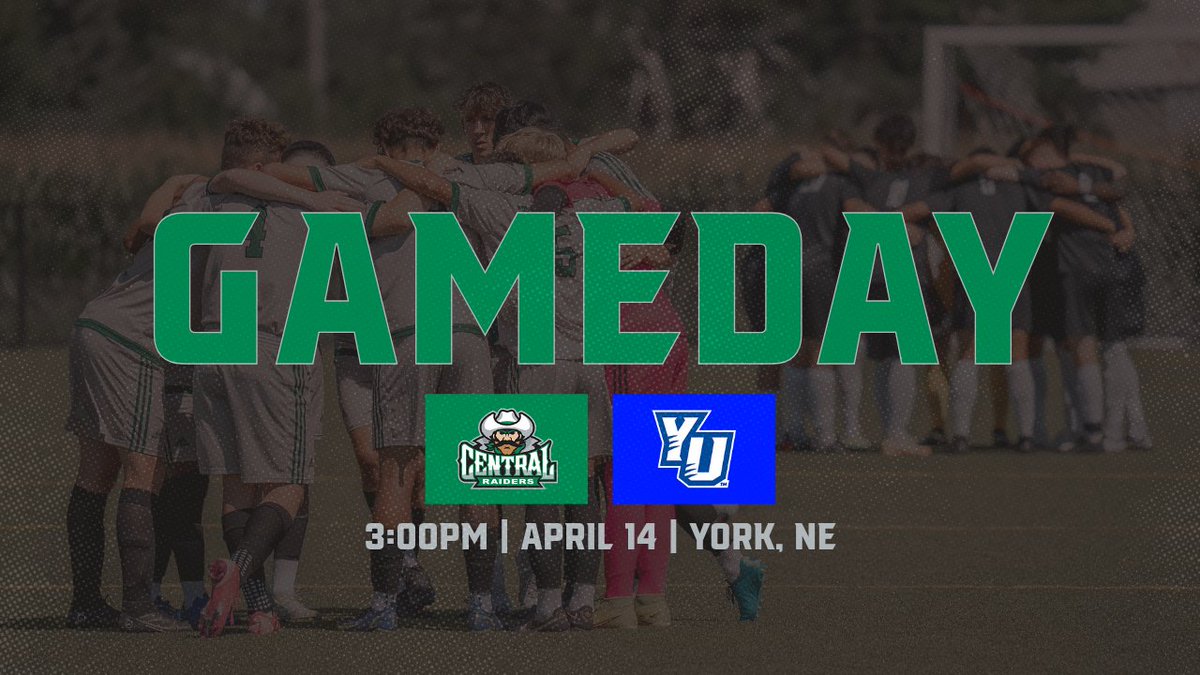🚨GAME DAY🚨 

The Raiders face off against the Panthers of York University today! Kick off is set for 3PM in York, NE. 

#GoRaiders