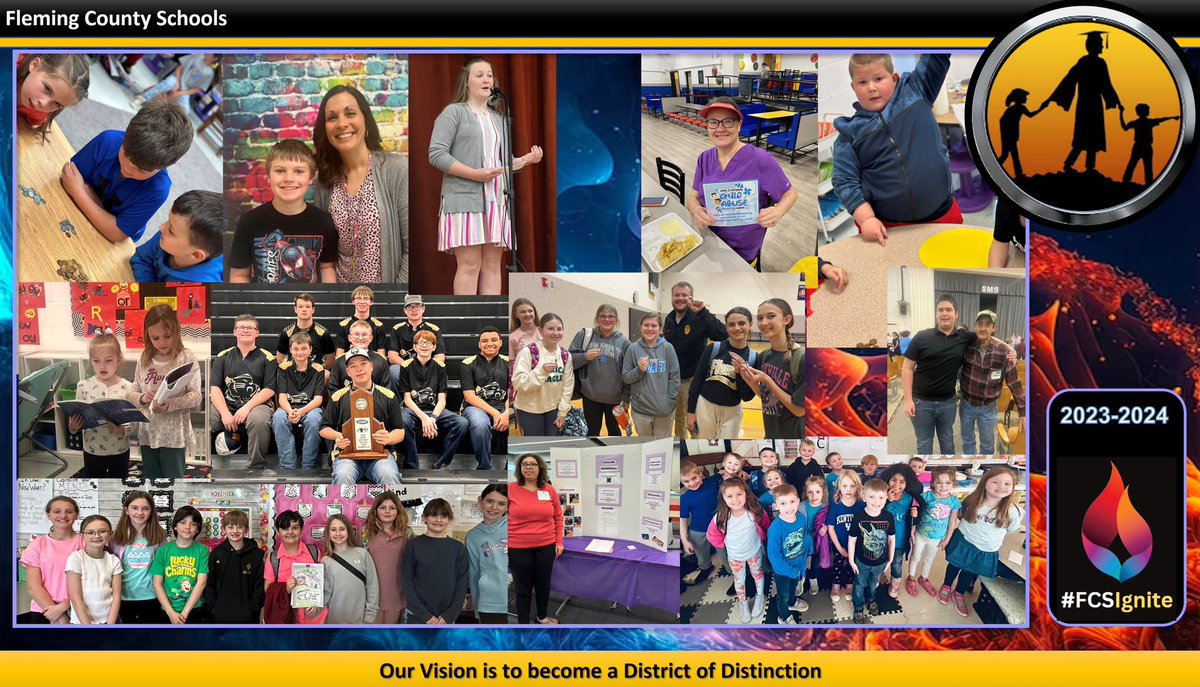 FCSSuper's tweet photo. The @flemingschools Weekly Pic Cloud. Our Vision is to become a District of Distinction. #FCSIgnite student growth throughout the 2023-2024 School Year. Create inspiring, empowering, and personalized #FCSMoments! Have a #FCSBold week. #FCSOurStory #FCSReadySetGROW #Edchat #KDEL3 https://t.co/Rm77etEXpp