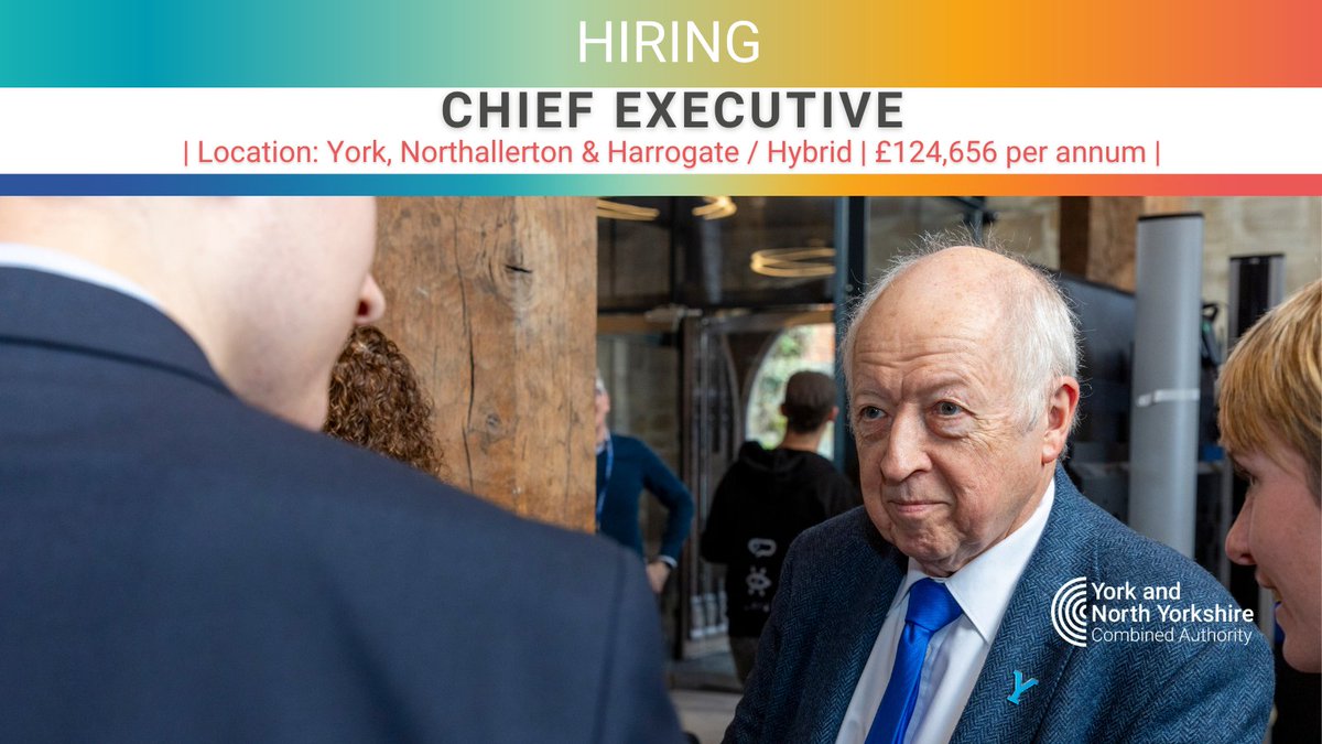 Are you ready to shape the future of #York and #NorthYorkshire? 🚀 

As Chief Executive of the York and North Yorkshire Combined Authority, you'll lead the charge in harnessing devolution powers and millions in funding for our region! 💡 

🔗 nyresourcing.co.uk/cexmca/