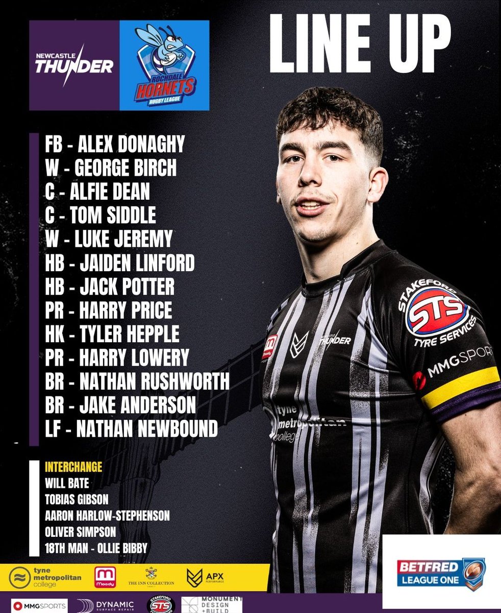 ThunderRugby's tweet photo. Here's your thunder line up https://t.co/WSCIKdwNzZ