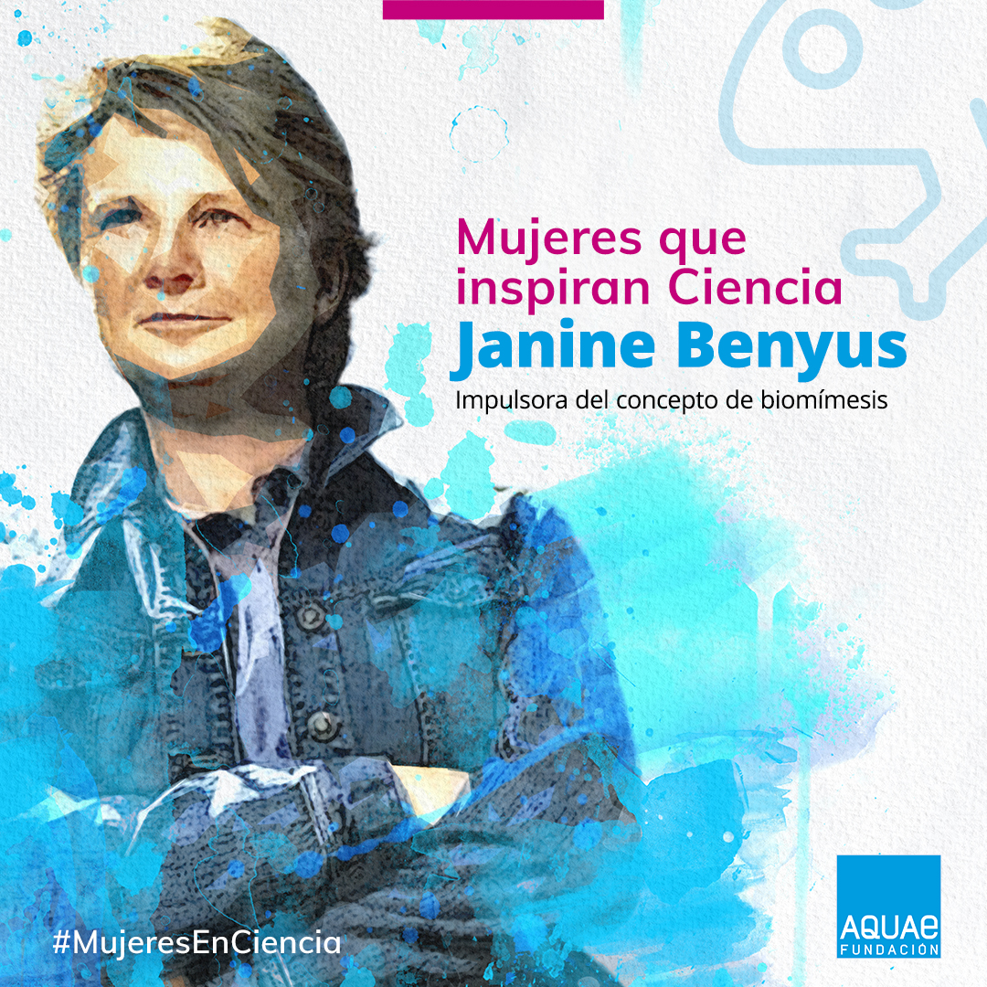 La #biomímesis es un enfoque de diseño y resolución de problemas que imita los modelos encontrados en la naturaleza para crear soluciones innovadoras. 👍

Conoce a Janine Benyus, la bióloga que popularizó en 1997 este término. #MujeresenCiencia

⬇️ fundacionaquae.org/janine-benyus-…