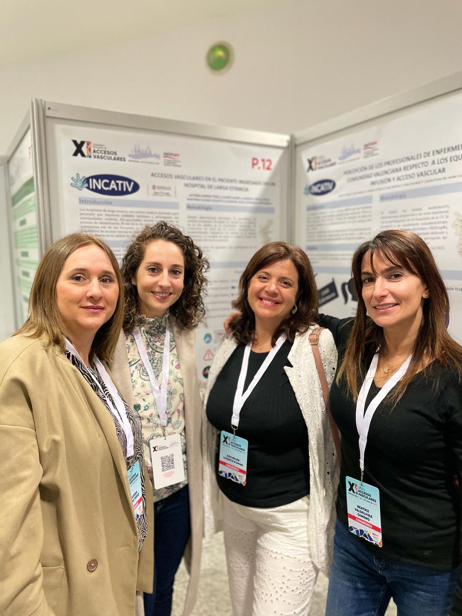 El grupo <a href="/INCATIV_CV/">INCATIV</a> presente en el #11SEINAV
Varios de los hospitales participantes de este estudio expusieron sus posters cc. ¡Enhorabuena compis!! No perdáis nunca las ganas de aprender, de difundir, de avanzar...#investigacion #accesosvasculares #motivacion #liderazgo