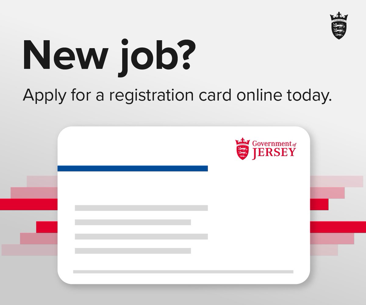 Do you have a new job? You may need a registration card. Head over to the government website and register online using this link: bit.ly/3tF1CXz