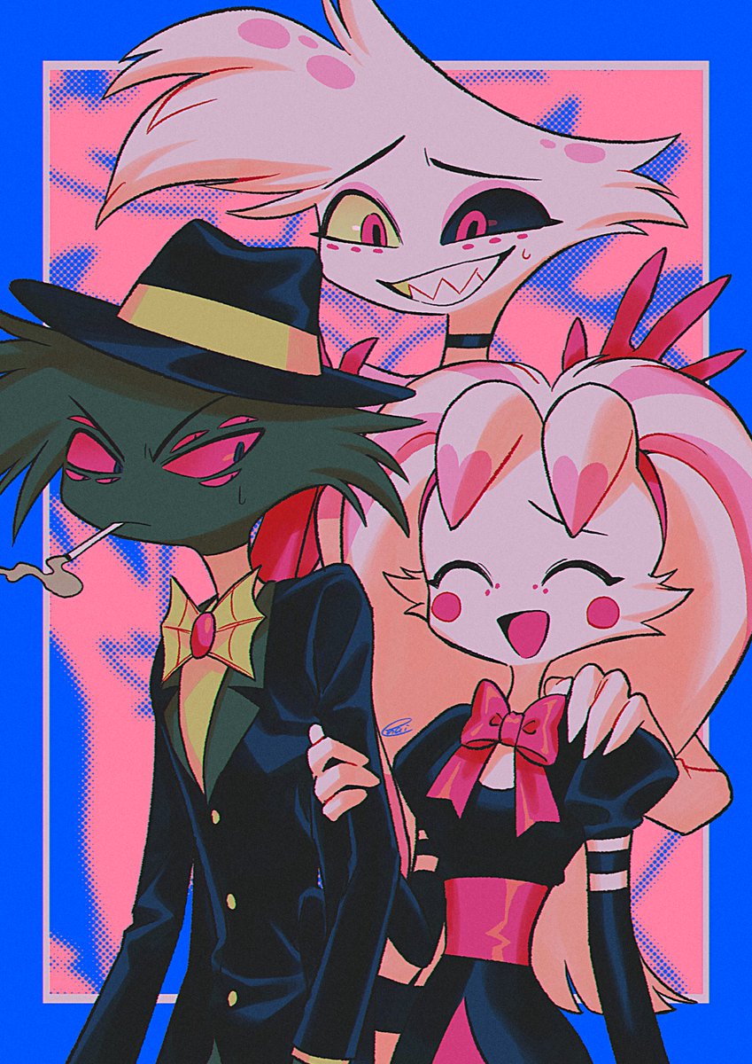 #HazbinHotelFanart 蜘蛛兄弟🕷