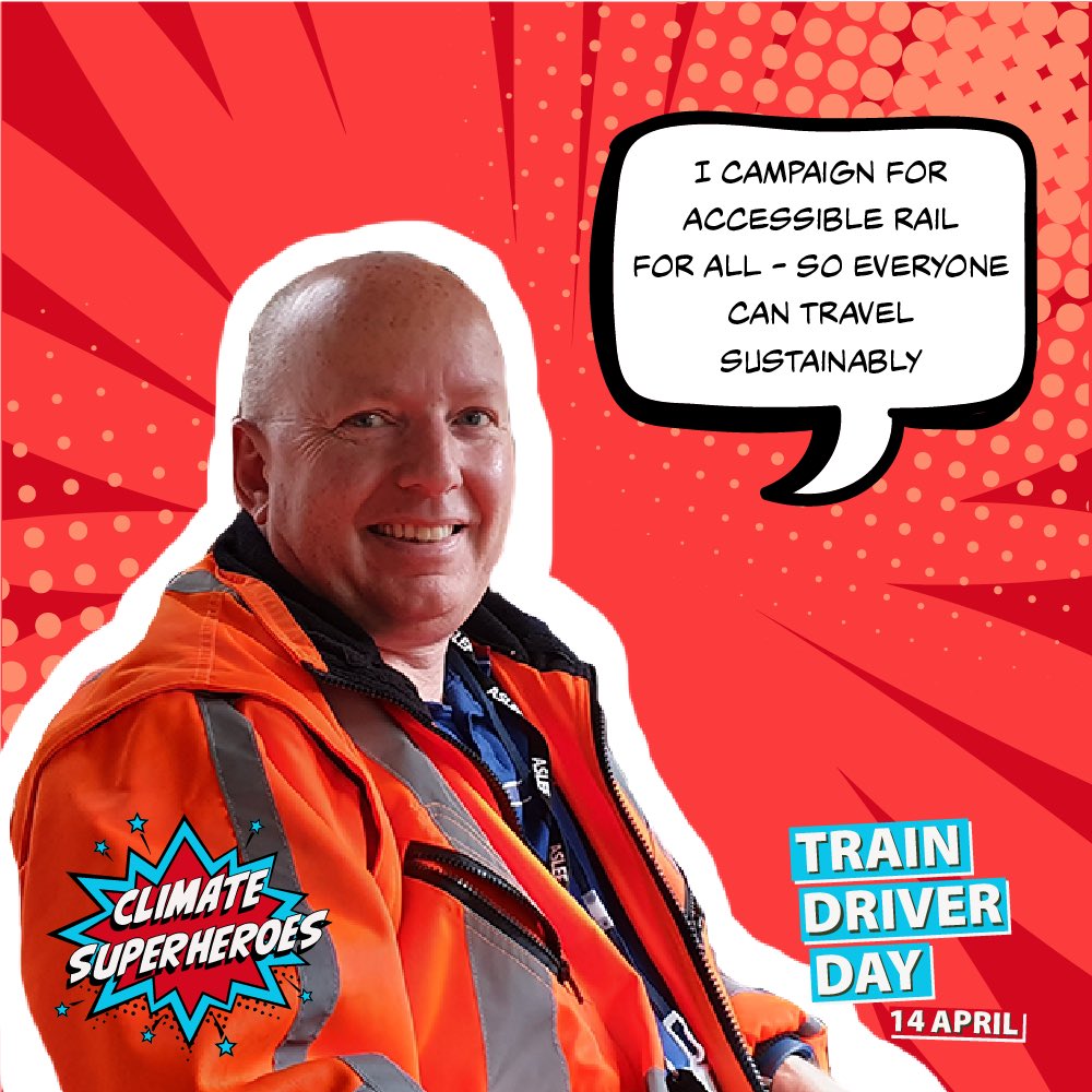 Along with driving trains, lots of drivers are passionate about growing and improving our railway to make it accessible and keep the country moving #NationalTrainDriverDay