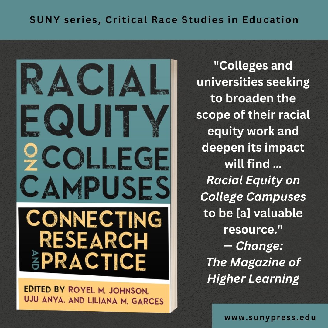 RACIAL EQUITY ON COLLEGE CAMPUSES offers insight into race-based disparities in #highereducation and practical tools for advancing racial equity on college and university campuses. #AERA24 #ReadUP tinyurl.com/4ntfdpd5
#CriticalRaceStudiesinEducation