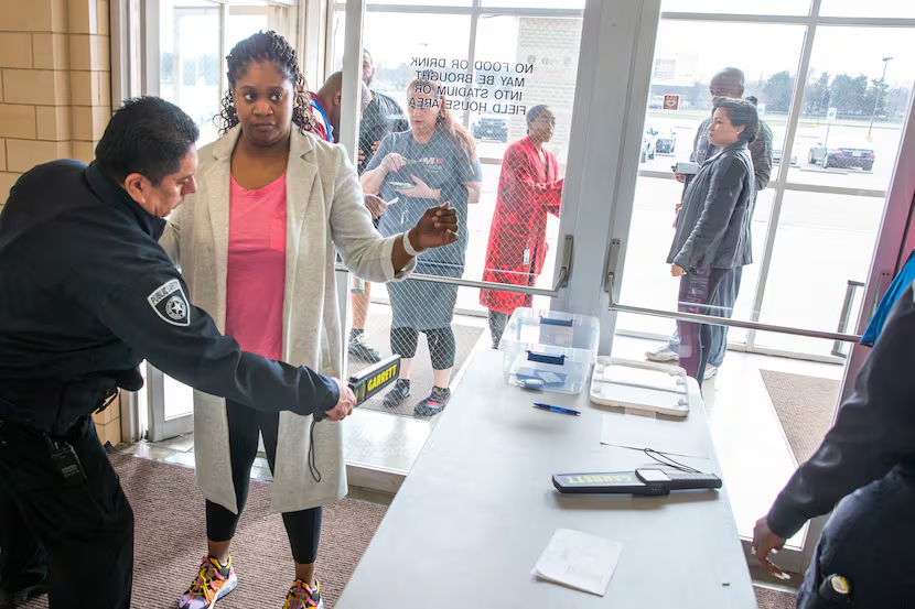 Wilmer-Hutchins High in Dallas has: -Metal Detectors -Clear Backpacks -School Police Department with 167 sworn officers -Armed non-sworn school staff and guards A student still snuck a gun into the school and shot a classmate inside a classroom on Friday morning.