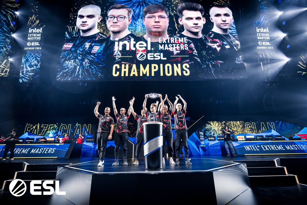 Chengdu Champs 🇨🇳 @FaZeClan 🌏 @karriganCSGO 🇩🇰 @broky 🇱🇻 @FaZe_rainCS 🇳🇴 @FROZENNcs 🇸🇰 @ropz 🇪🇪 @neo_fkubski 🇵🇱 #IEM