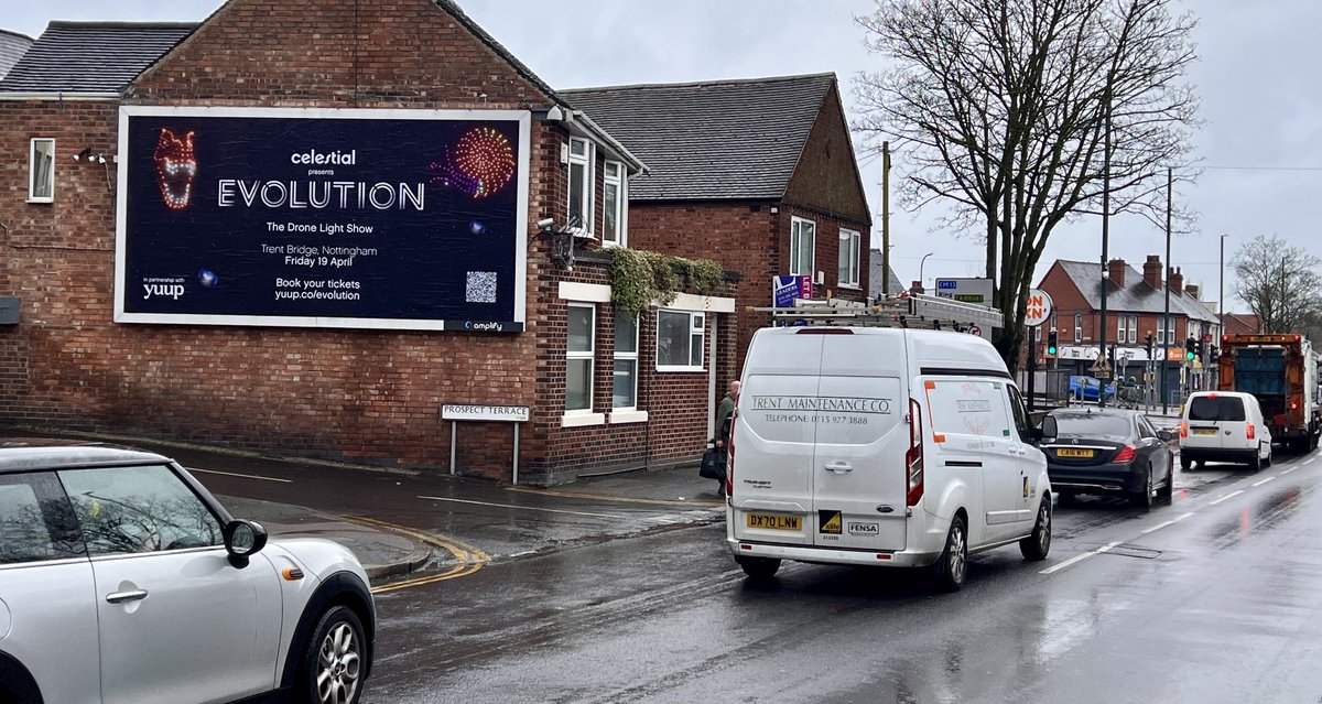 The @say_yuup Evolution Drone Light show takes place this Friday in Nottingham.

#oohadvertising #oohmedia #oohmarketing #outdoorads #billboard #billboardads #outofhomeadvertising #outofhome #outofhomemedia #billboardadvertising #outdooradvertising #OOH #Nottingham #droneshow